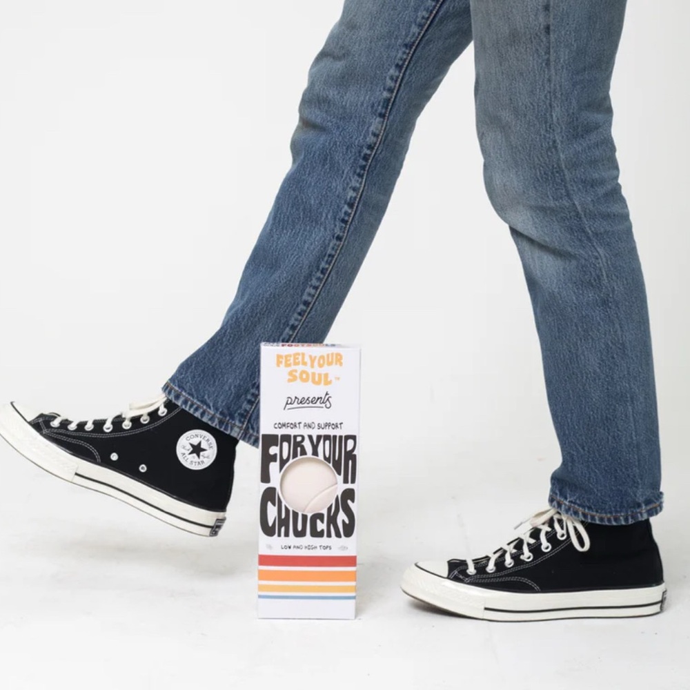 NWT Feel Your Soul Converse shoe inserts 5.5 / 7.5